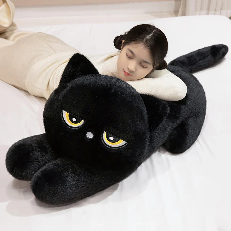 Oreillers de corps en peluche Chat endormi