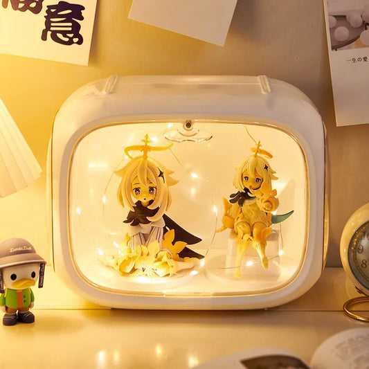 Cute Light Up House For Figures