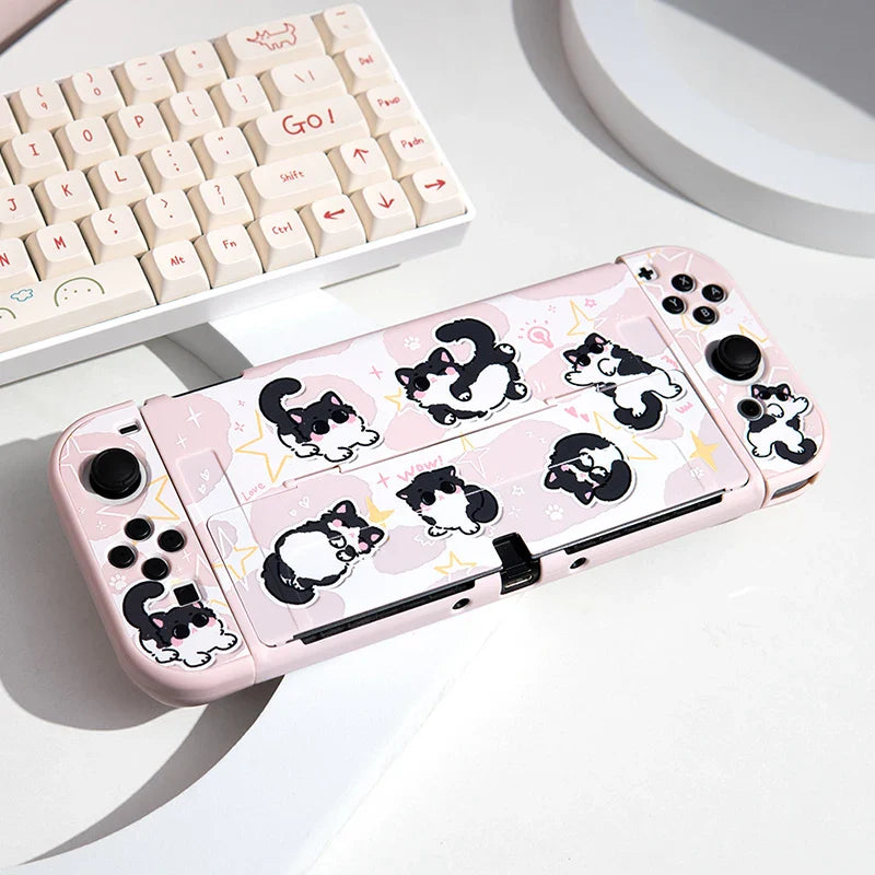 Kawaii Cat Nintendo Switch Shell
