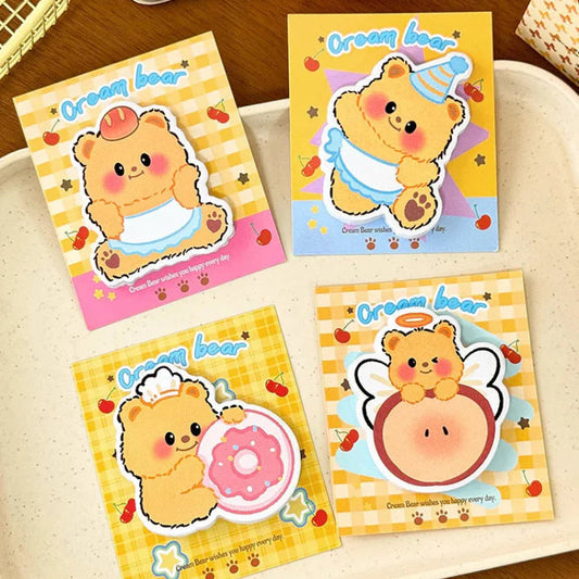 Creamy Bear Sticky Notes