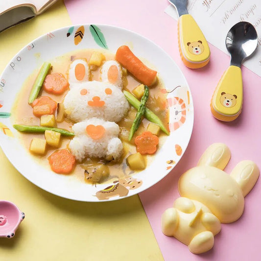 Molde de arroz bento con forma de conejito