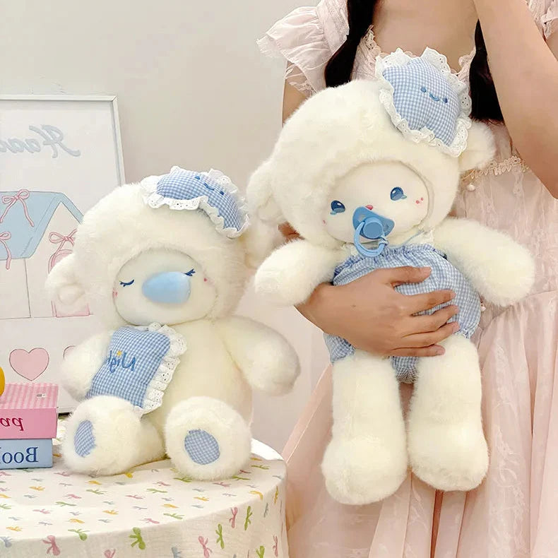 Peluche douce agneau