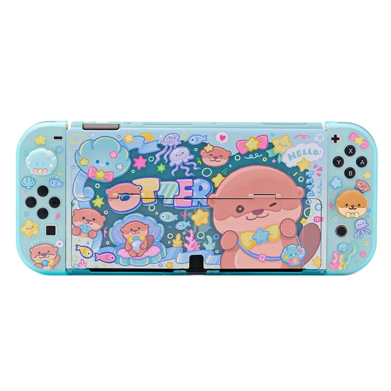 Étui Kawaii Otter pour Nintendo Switch