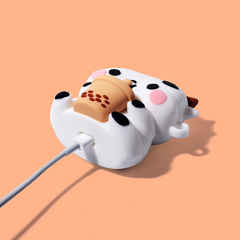 Étui pour AirPods Boba Tea Cow
