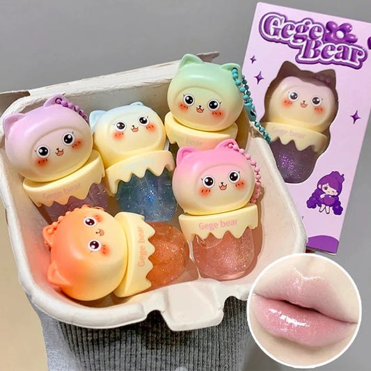 Gege Bear Cat Ice Cream Lip Oil