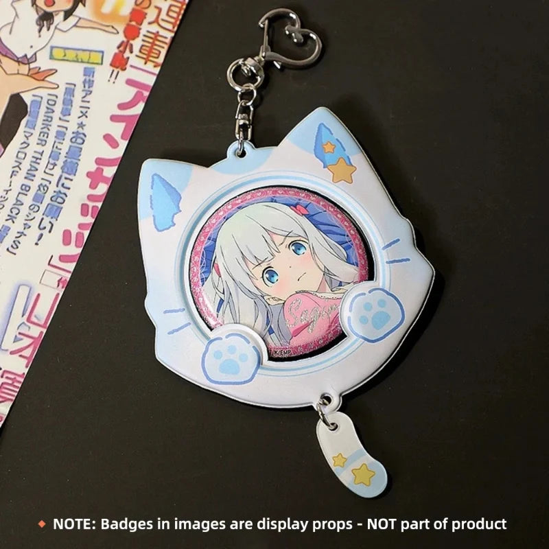 Kawaii Pastel Neko Badge Holder