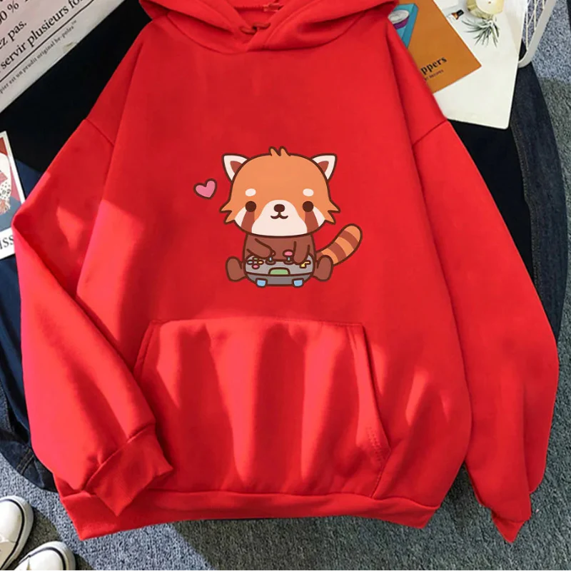 Kawaii Red Panda Gamer Hoodie
