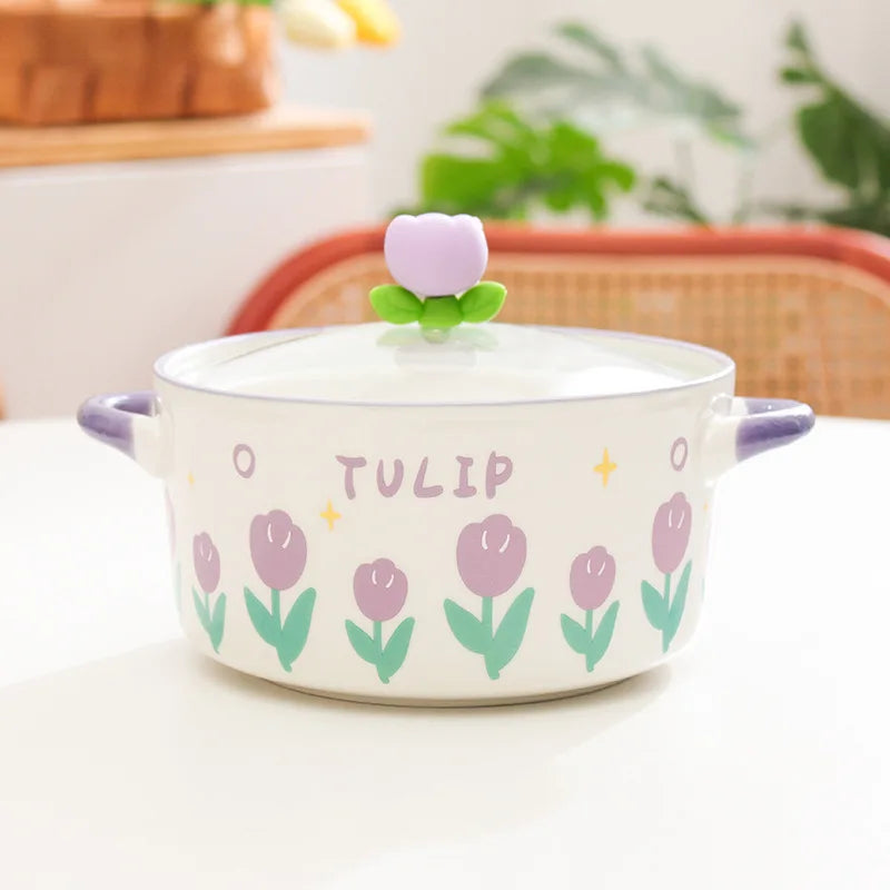 Bol de ramen fleur kawaii