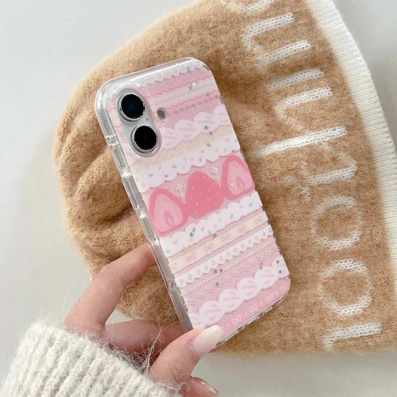 Coque de téléphone Samsung Gâteau Fraises et Crème