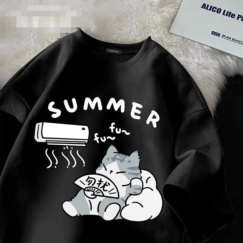 Kawaii Cool Cutie Cat T Shirt