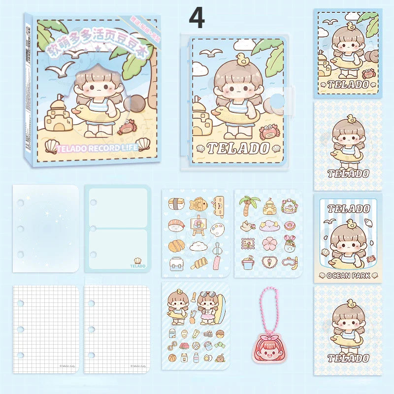 Cahiers Kawaii Girl Summer Seaside