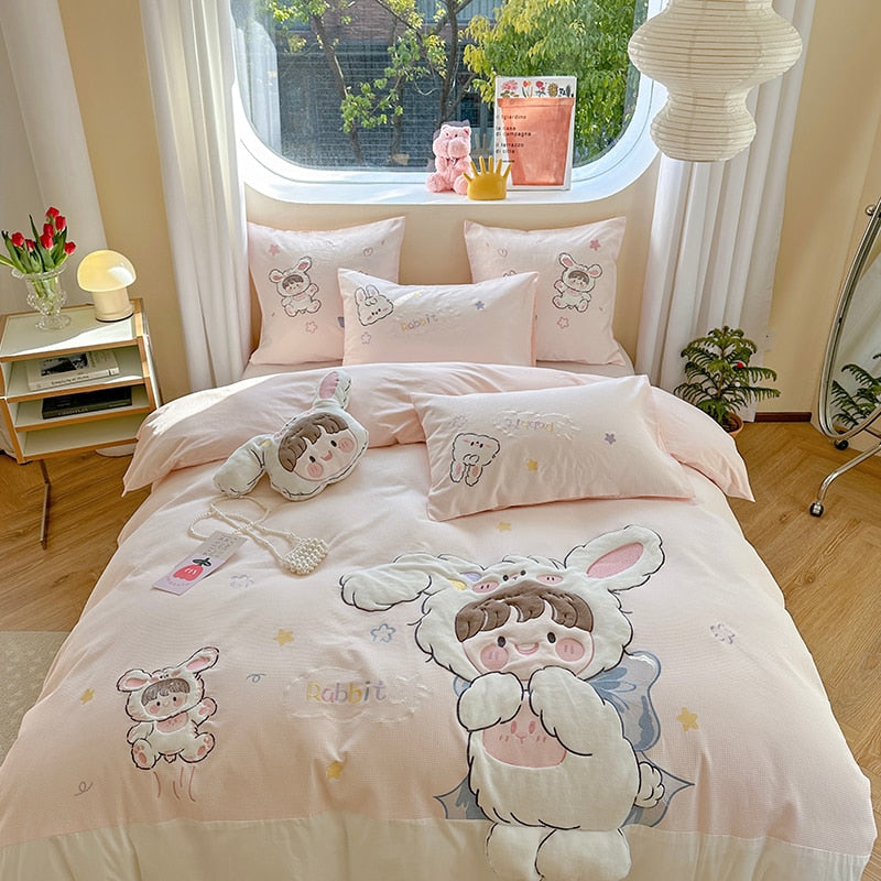 Ropa de cama de conejita