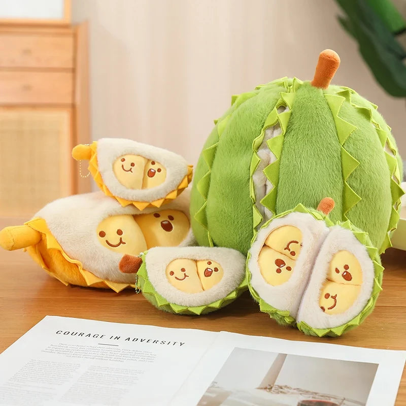 Peluche de durian kawaii
