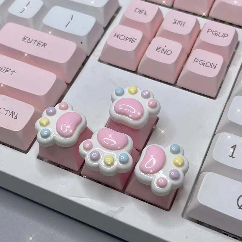 Touches Rainbow Beans Cat Paw