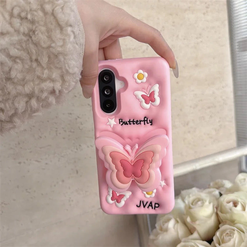Coque de téléphone Samsung Papillon Kawaii
