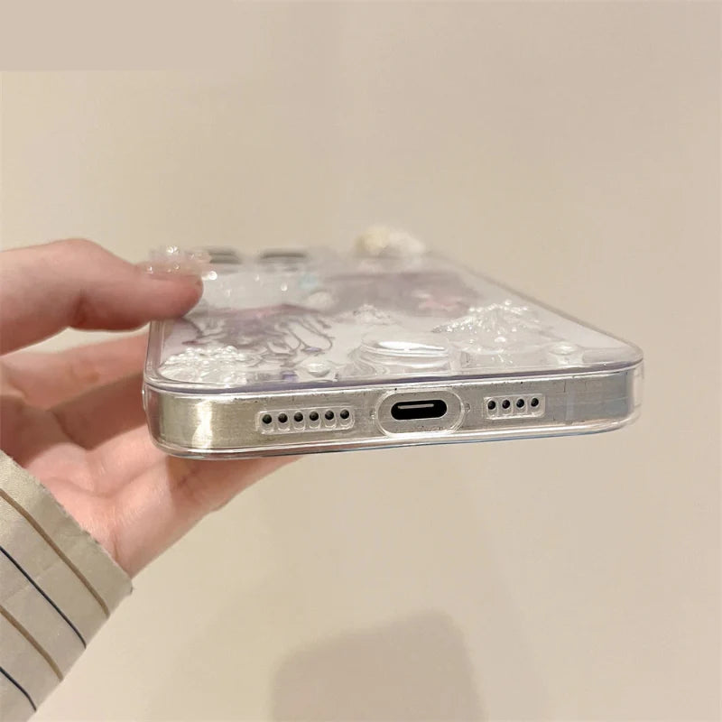 Cute Ocean Clear iPhone Case