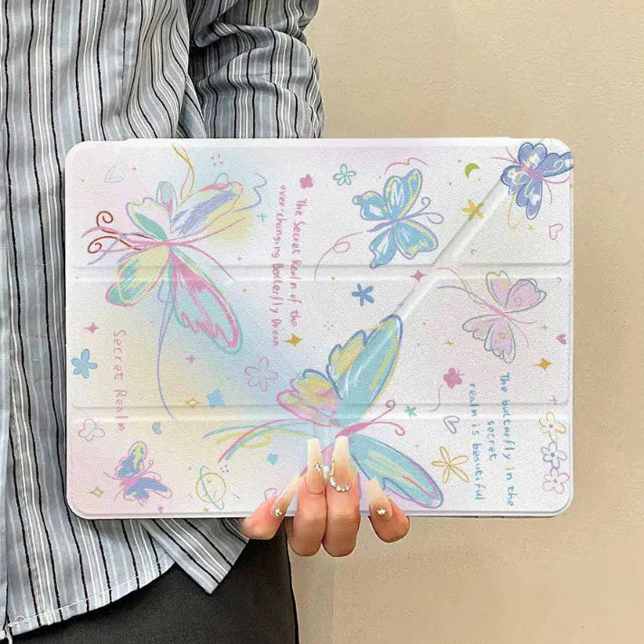 Pastel Butterfly Tablet Case