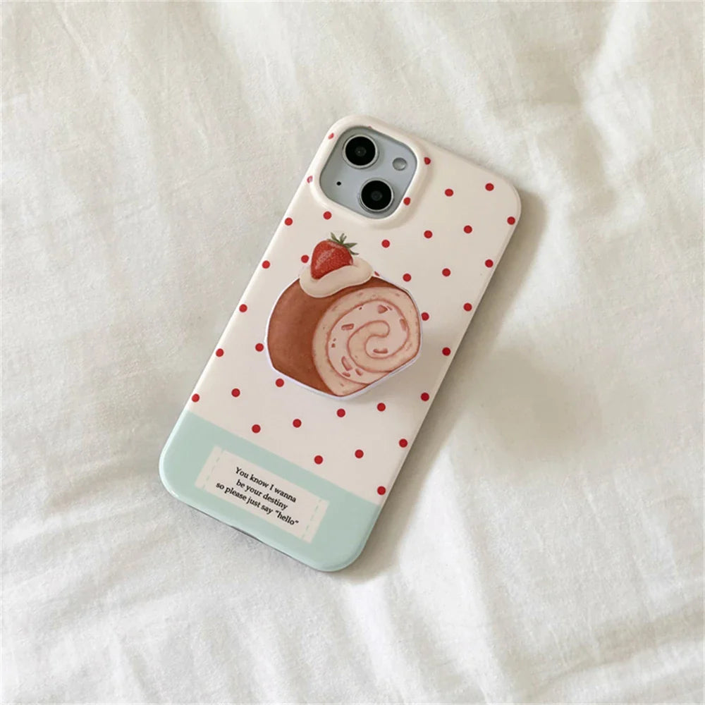 Coque iPhone roulé aux fraises