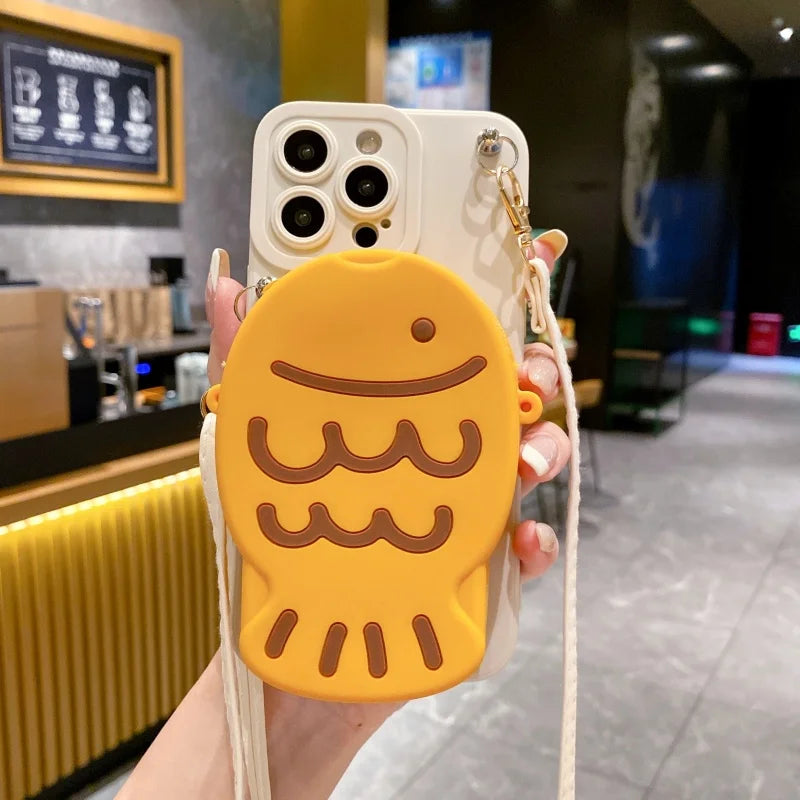 Joli sac étui de téléphone Samsung Taiyaki