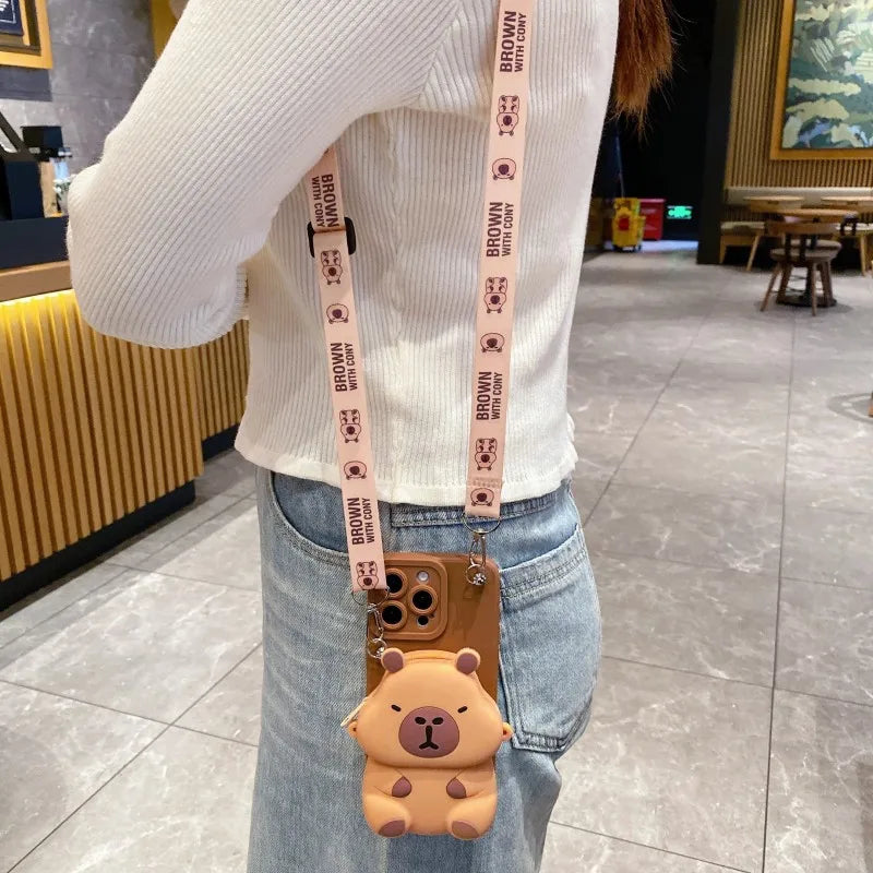 Chonky Capybara Samsung Phone Case Bag