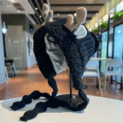 Bonnet d'hiver renne