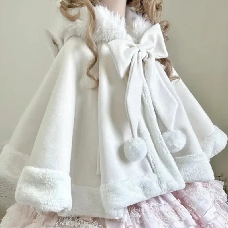Cape à capuche lapin Kawaii