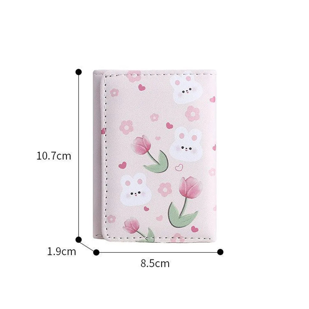 Portefeuilles lapin tulipe kawaii