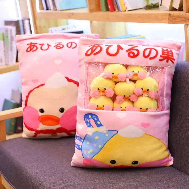 Ducky Plushies in a Pillow