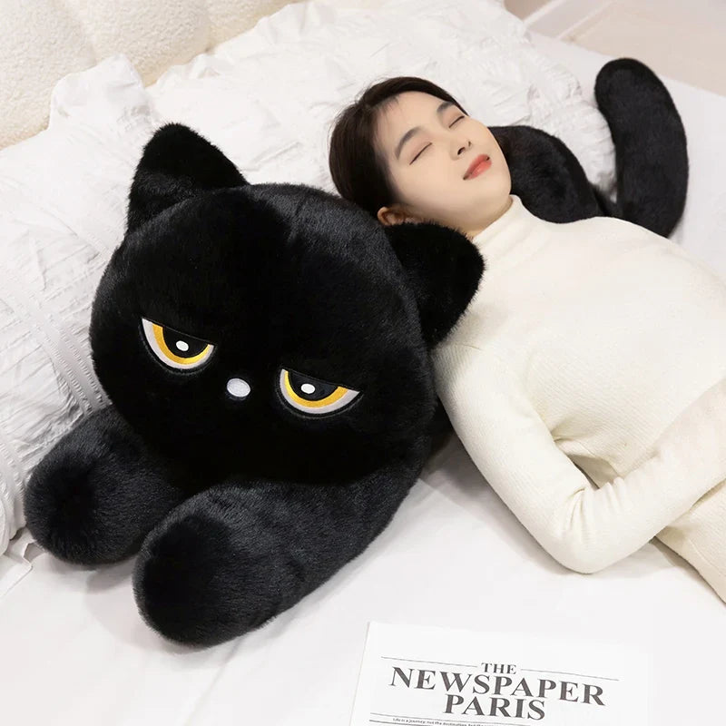 Oreillers de corps en peluche Chat endormi