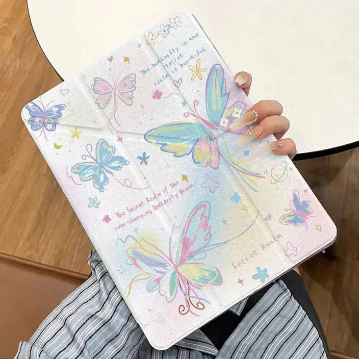 Pastel Butterfly Tablet Case