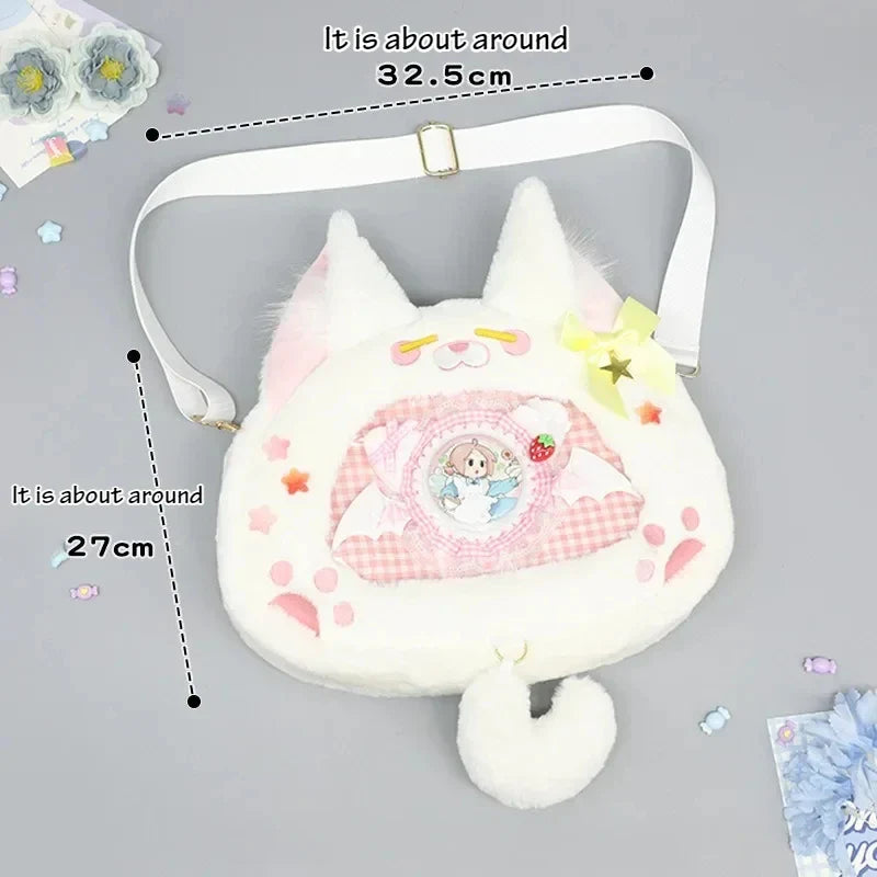 Harajuku Cat Plush Ita Bag