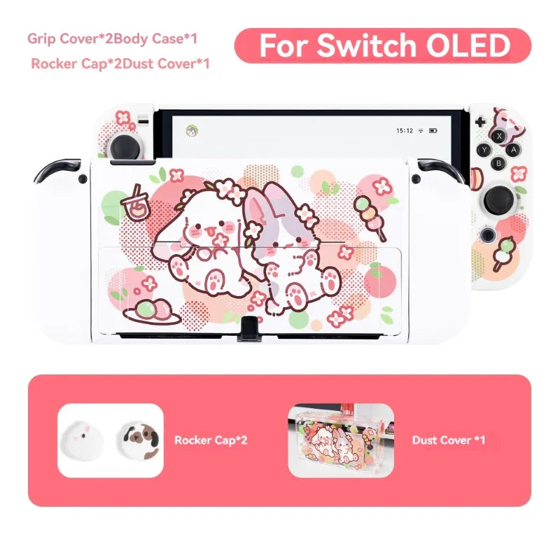Étui Nintendo Switch Kawaii Sweet Bunnies