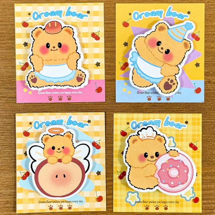 Creamy Bear Sticky Notes