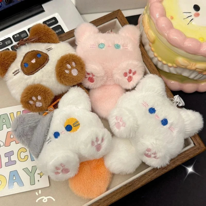 Kawaii Neko Furbaby Plush Keychain