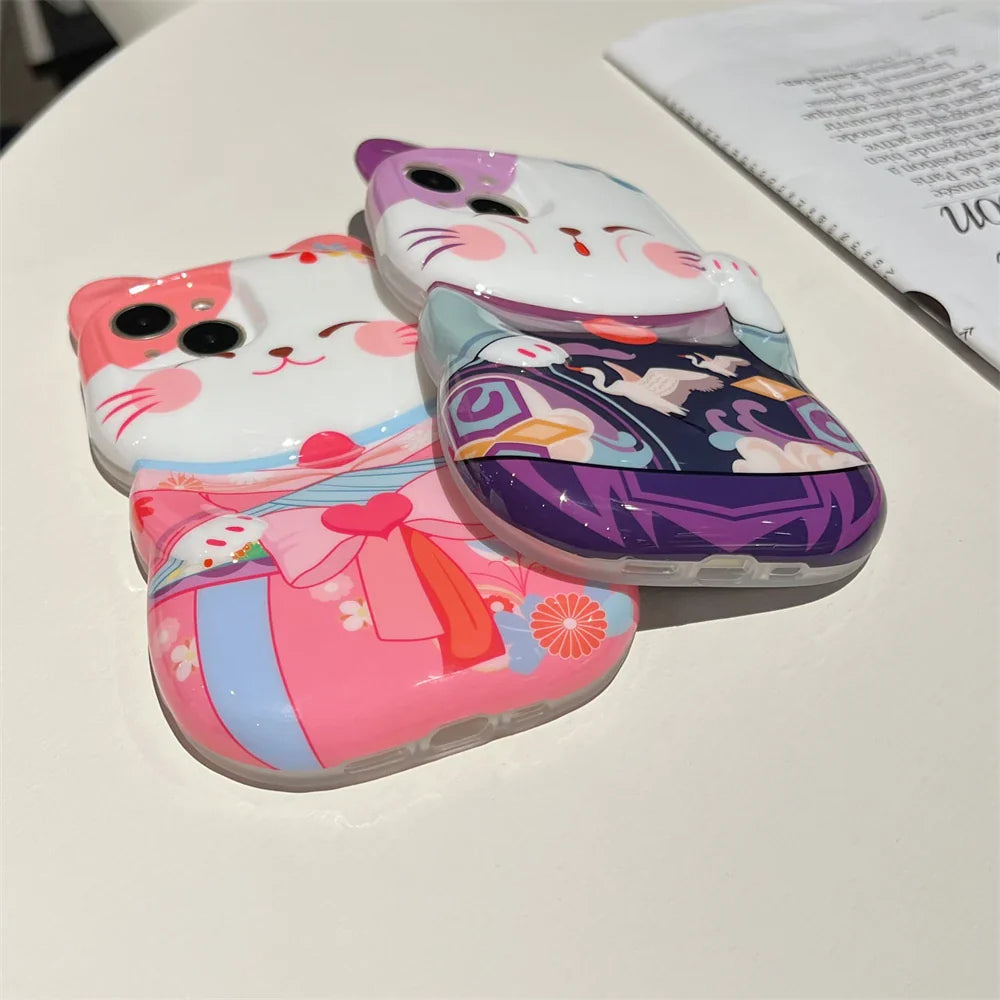 Coque iPhone Kimono Cat