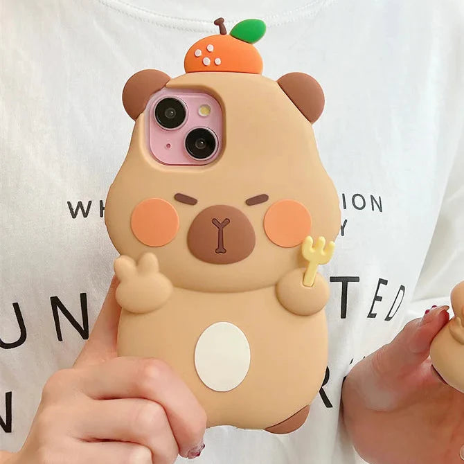 Kawaii Capybara iPhone Case