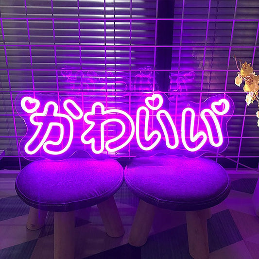 Luz de neón "Kawaii"