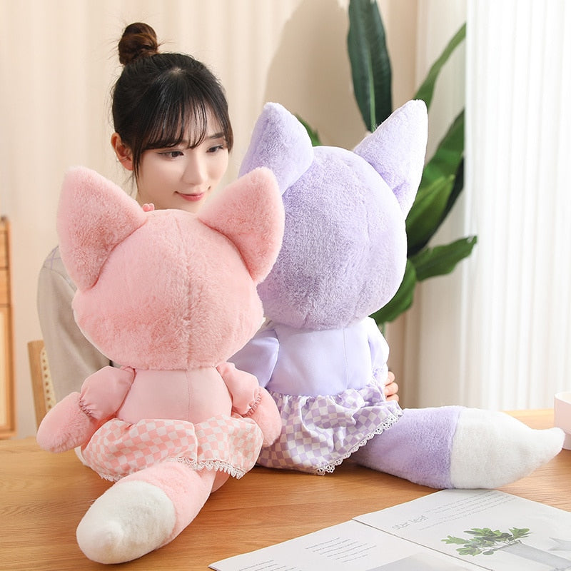 Peluche renard en fleurs de cerisier