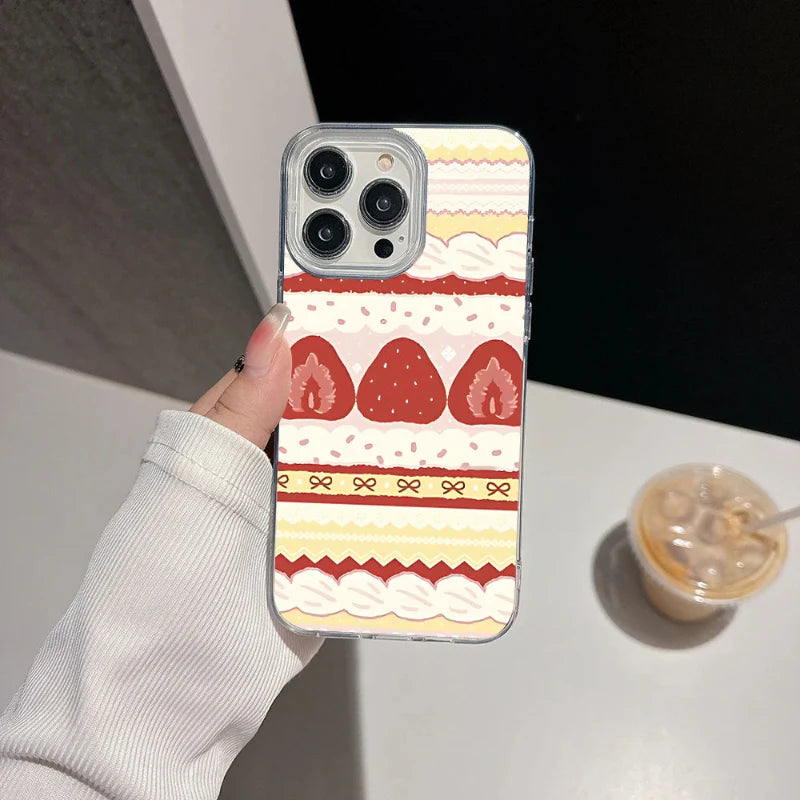 Coque de téléphone Samsung Gâteau Fraises et Crème
