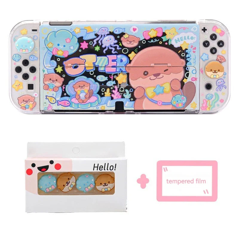 Étui Kawaii Otter pour Nintendo Switch