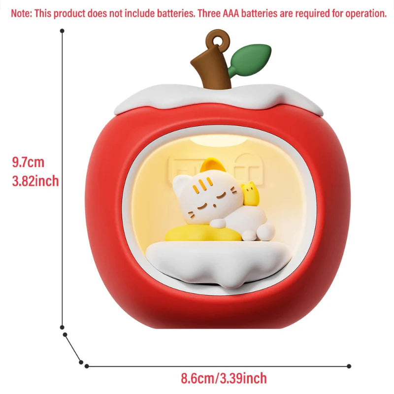 Apple Cat Nap Night Light