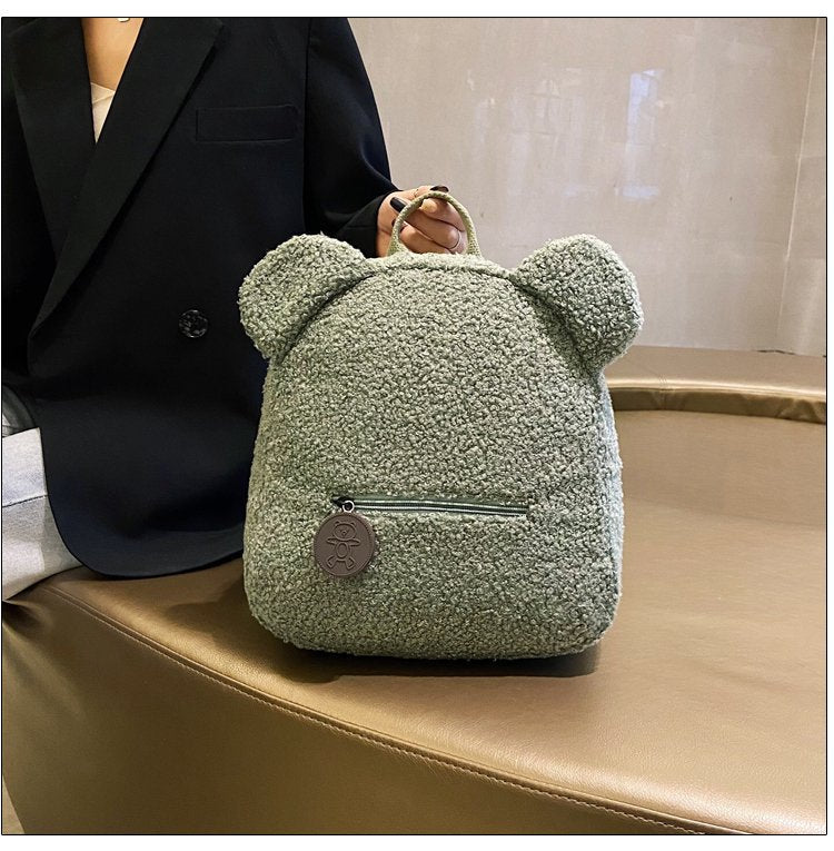 Petit sac à dos ours en peluche