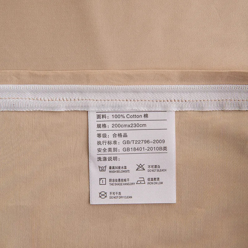Ropa de cama de algodón con bordado de osito de peluche