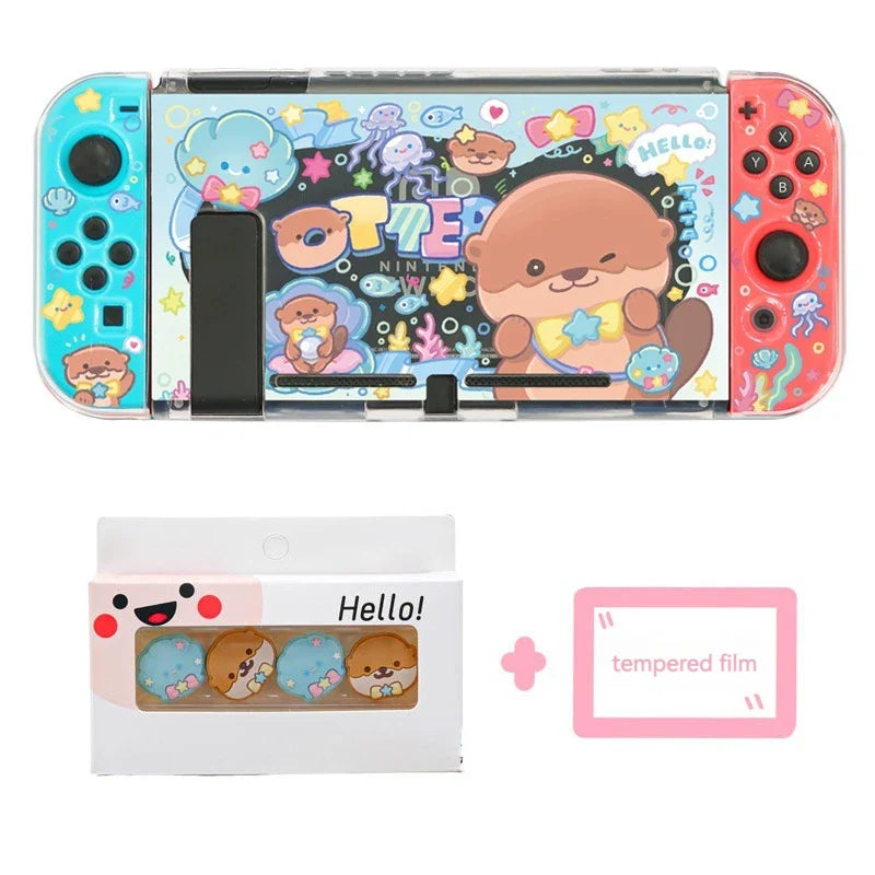 Étui Kawaii Otter pour Nintendo Switch