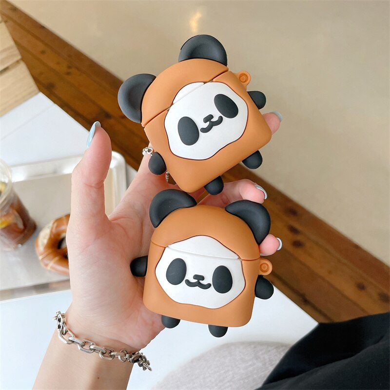 Étui pour AirPods Panda Bread