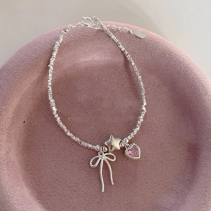 Star Heart Bow Bracelet & Necklace