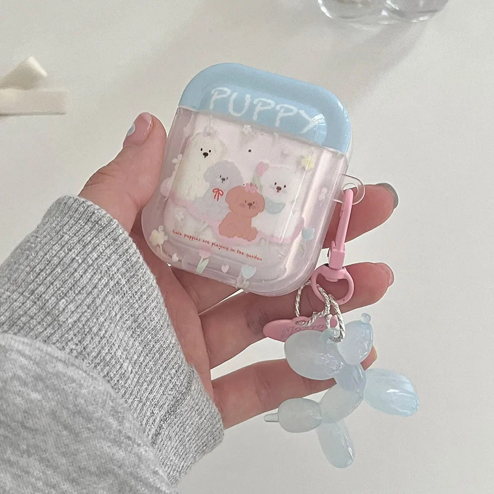 Étui pour AirPods Pastel Puppies