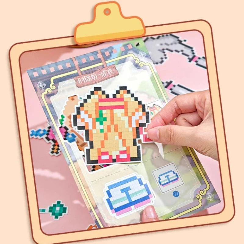 ZIYI Dress Up Pixel Art Stickers