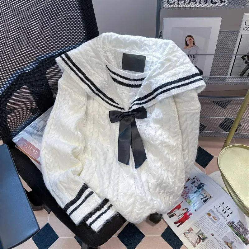 Kawaii Sailor Knit Sweater