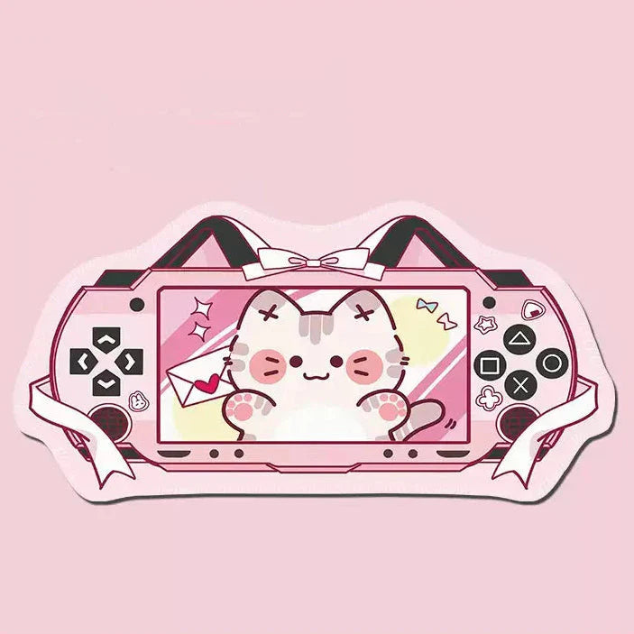 Tapis de souris de jeu Kawaii Neko
